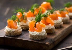 Canapés-de-Salmão